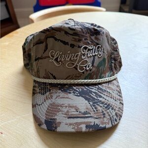 LIVING FULLY (Mallory Ervin) Camo Baseball Cap
